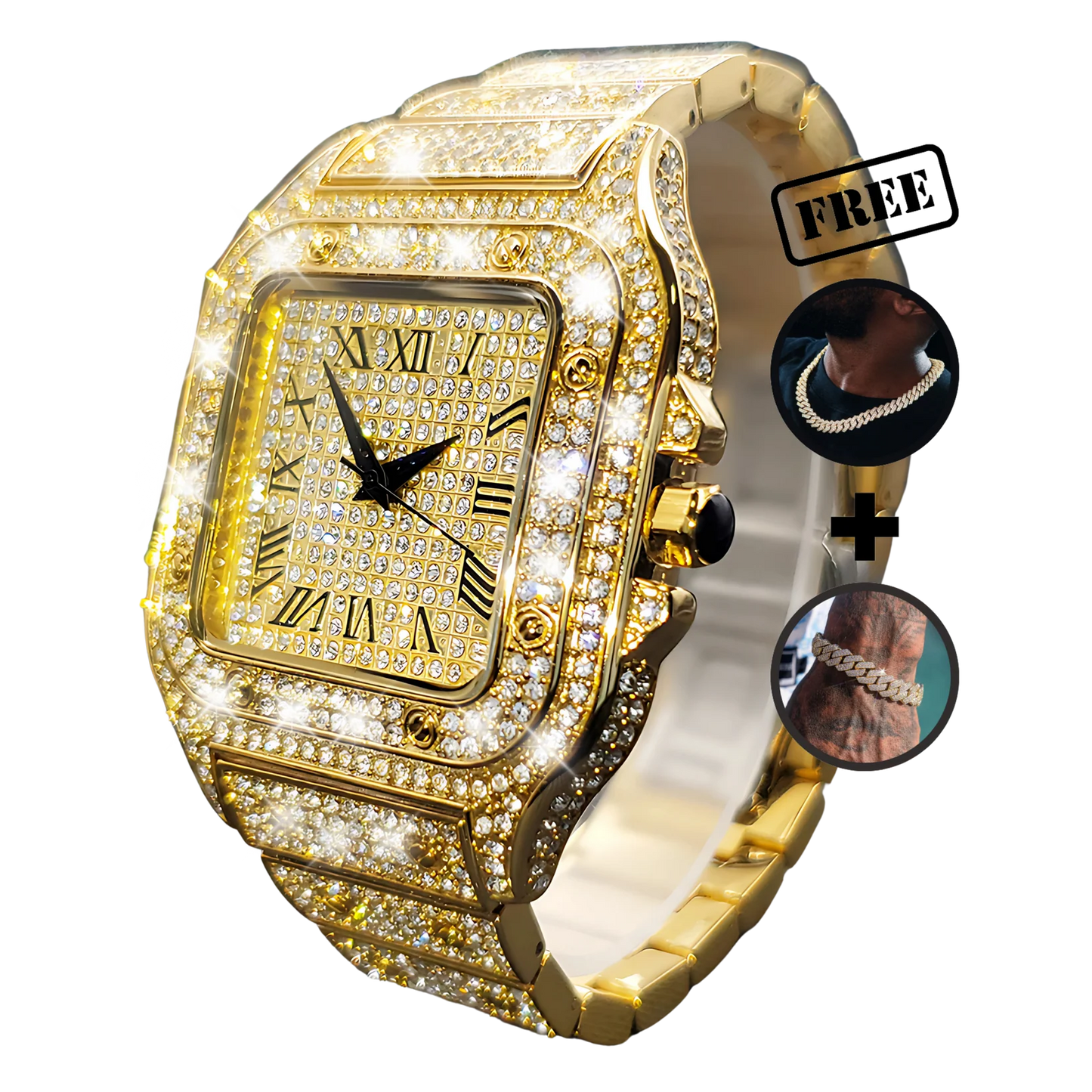 Royal Dawn Collection: Watch, Bracelet and Necklace